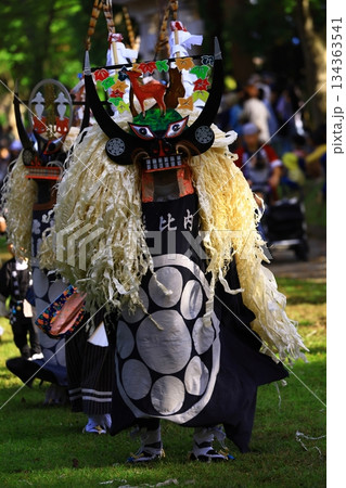 岩手県　民俗芸能公演　獅子踊り 134363541