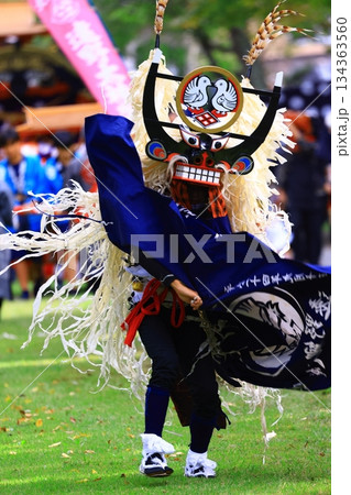 岩手県 民俗芸能公演 獅子踊り 岩手県 民俗芸能公演 獅子踊り 134363560