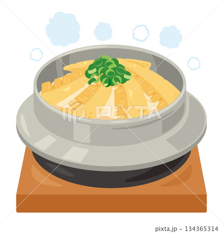筍釜飯のイラスト 134365314