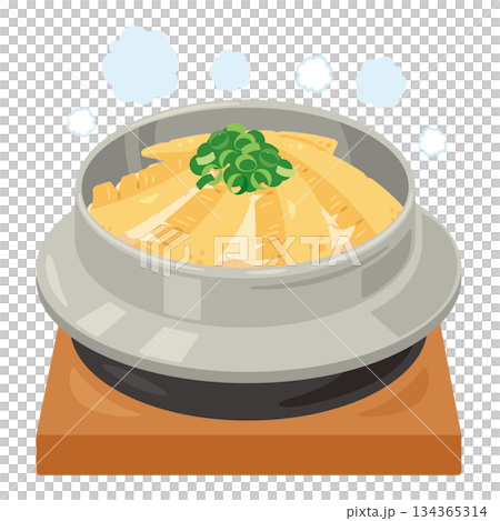 竹筍飯鍋插圖 134365314