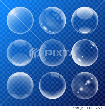 Bubbles signs set Bubbles signs set 134365724