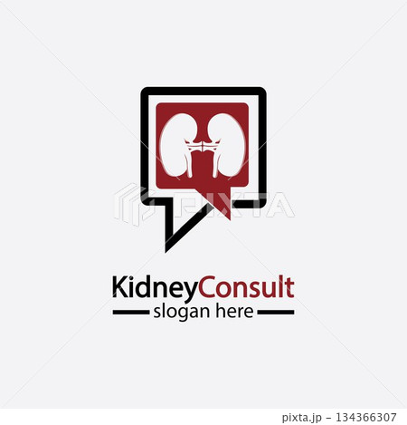 Kidney Consult logo designs concept vector, Kidney Healthcare logo template,Urology logo vector template. Kidney Consult logo designs concept vector, Kidney Healthcare logo template,Urology logo vector template. 134366307