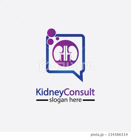 Kidney Consult logo designs concept vector, Kidney Healthcare logo template,Urology logo vector template. Kidney Consult logo designs concept vector, Kidney Healthcare logo template,Urology logo vector template. 134366314