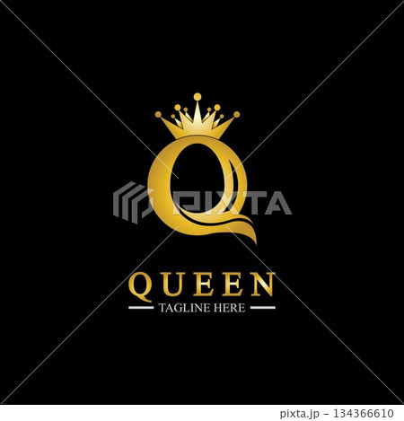 Letter Q Queen Logo Design Inspiration For Business And Company. Letter Q Queen Logo Design Inspiration For Business And Company. 134366610