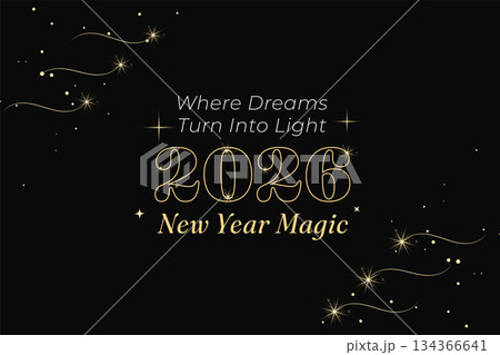 new year magic 2026 celebration background design new year magic 2026 celebration background design 134366641