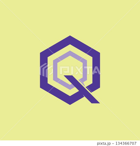 Letter Q logo icon design template elements 134366707