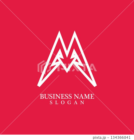 M Letter Logo Template 134366841