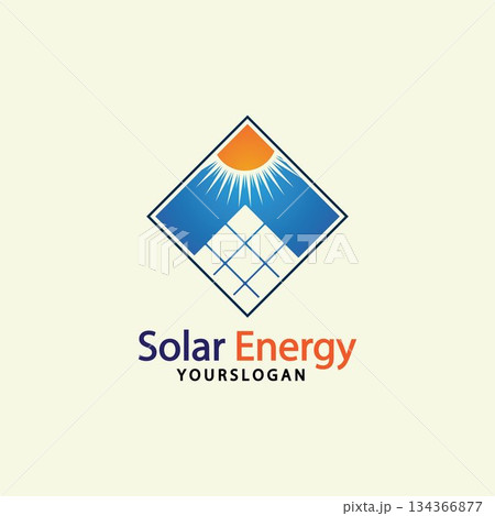 Sun solar energy logo design template. solar tech logo designsv Sun solar energy logo design template. solar tech logo designsv 134366877