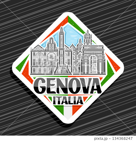 Vector logo for Genova Vector logo for Genova 134368247