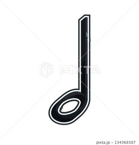illustration of Half Note illustration of Half Note 134368387