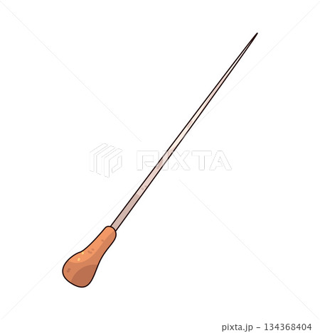 illustration of Conductor Baton 134368404