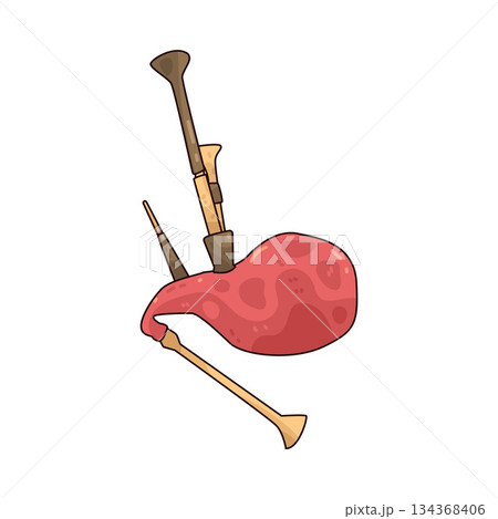 illustration of Bagpipe illustration of Bagpipe 134368406