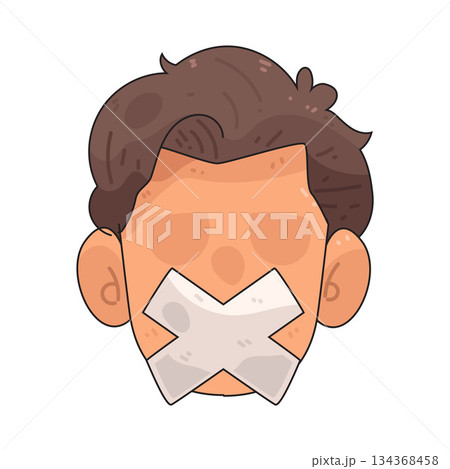 illustration of Censorship  134368458