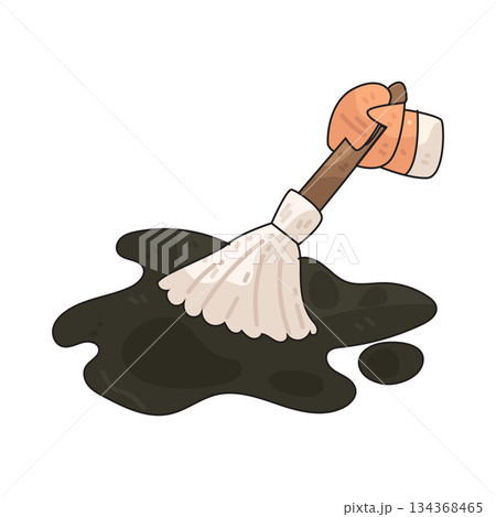illustration of Oil Spill 134368465