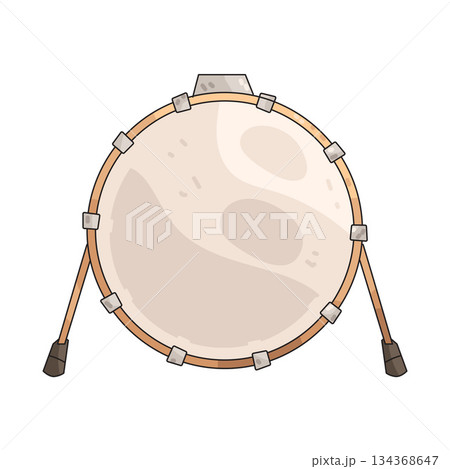 illustration of Bass Drum illustration of Bass Drum 134368647