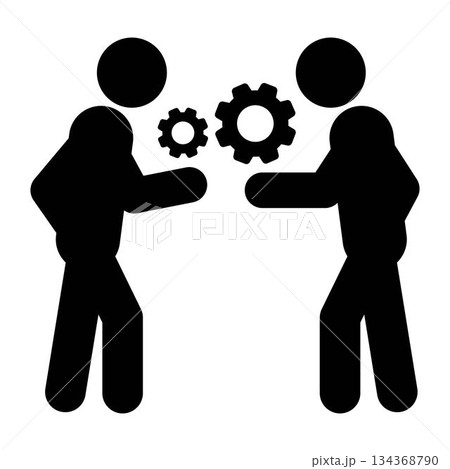 Problem solving icon Problem solving icon 134368790