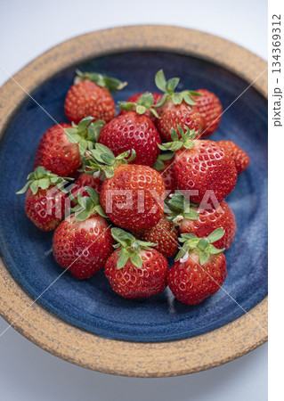 美味しそうなイチゴ あまおう 美味しそうなイチゴ あまおう 134369312