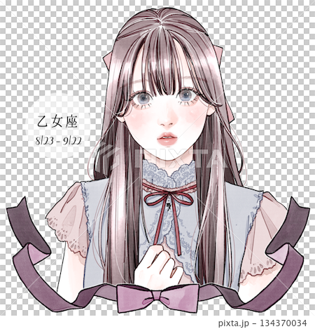 乙女座_和名×背景無 134370034