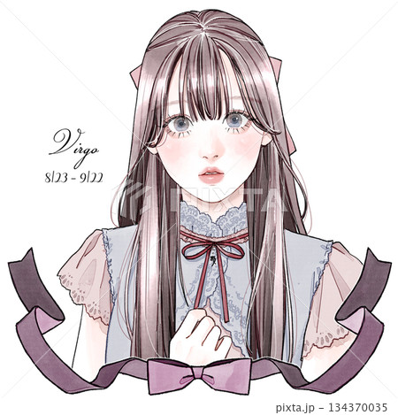 乙女座_ラテン語×背景無 乙女座_ラテン語×背景無 134370035