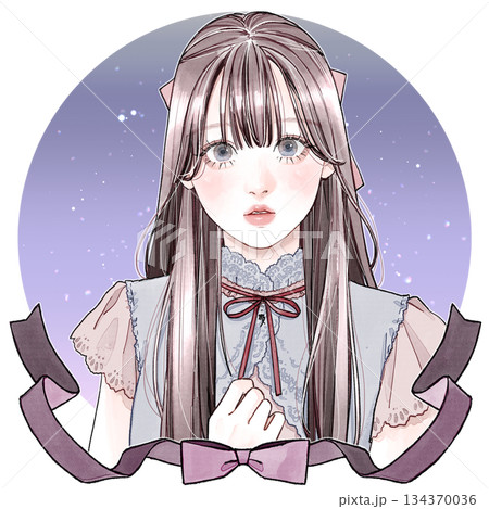 乙女座_文字無×背景有 134370036