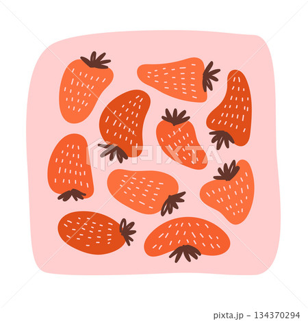 Groovy hippie 70s seamless poster with strawberries. Funny cartoon elements etc. Vector cards in trendy retro psychedelic cartoon style. Vector backgrounds. Stay groovy. Good vibes. Groovy hippie 70s seamless poster with strawberries. Funny cartoon elements etc. Vector cards in trendy retro psychedelic cartoon style. Vector backgrounds. Stay groovy. Good vibes. 134370294