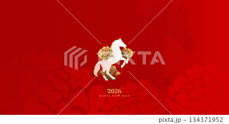 年賀状 年賀はがき 年賀ハガキ 134371952