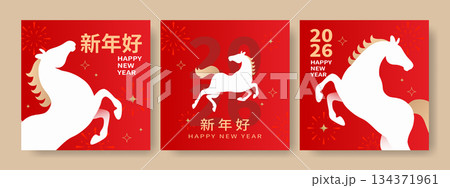 年賀状 年賀はがき 年賀ハガキ 134371961