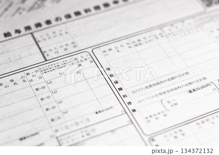 年末調整 給与所得者の保険料控除申告書 申告 年末調整 給与所得者の保険料控除申告書 申告 134372132
