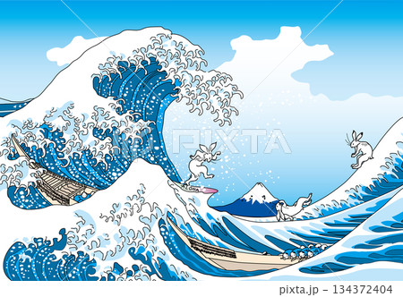BIG WAVEとうさぎのサーフィン BIG WAVEとうさぎのサーフィン 134372404