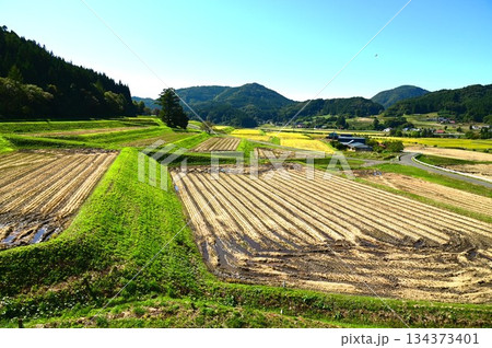 秋の宮守 棚田地帯 秋の宮守 棚田地帯 134373401