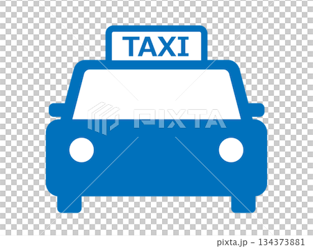 Taxi silhouette (TAXI icon) 134373881