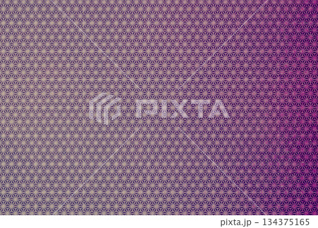 紫色の布生地に白色の麻の葉模様のグラデーションがある背景画像4 134375165
