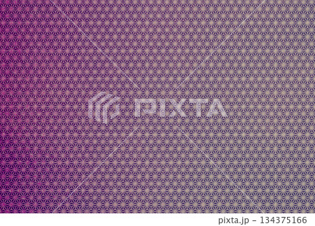紫色の布生地に白色の麻の葉模様のグラデーションがある背景画像5 134375166