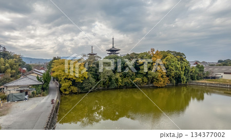 Nov 27 2025 Autumn View Of Japanese Temple Pagodas Surrounded By Trees Nov 27 2025 Autumn View Of Japanese Temple Pagodas Surrounded By Trees 134377002