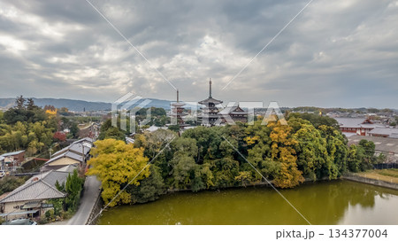 Nov 27 2025 Autumn View Of Japanese Temple Pagodas Surrounded By Trees Nov 27 2025 Autumn View Of Japanese Temple Pagodas Surrounded By Trees 134377004