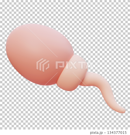 sperm cartoon style 3D icon graphic 134377015