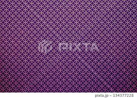 紫色の布生地に白色の七宝模様のグラデーションがある背景画像9 134377228