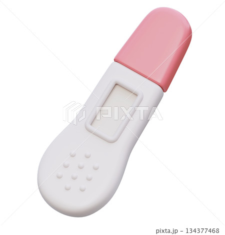 Pregnancy Test Device cartoon style 3D graphic 134377468