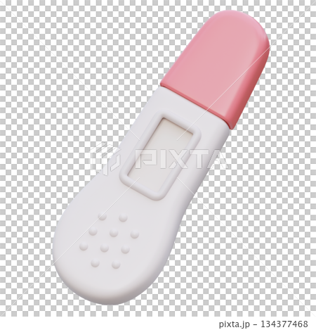 Pregnancy Test Device cartoon style 3D graphic 134377468