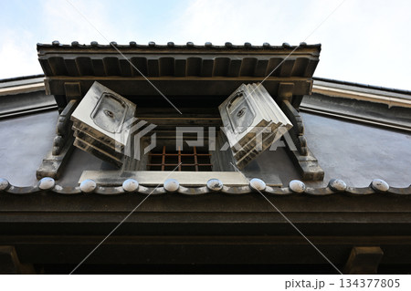 犬山城下町の土蔵のある風景（新町の米清旧宅） 134377805