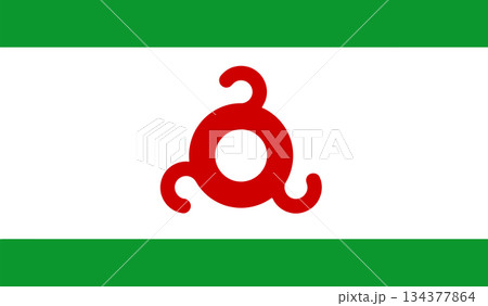 FLAG OF INGUSHETIA 134377864