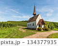 Eichert Kapelle in the vineyards, Jechtingen, Kaiserstuhl region, Baden-Wuerttemberg, Germany 134377935
