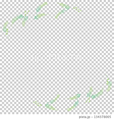 植物葉片框架背景 植物葉片框架背景 134378005