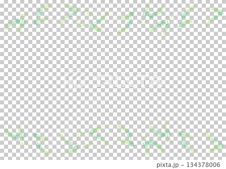 植物葉片框架背景 植物葉片框架背景 134378006