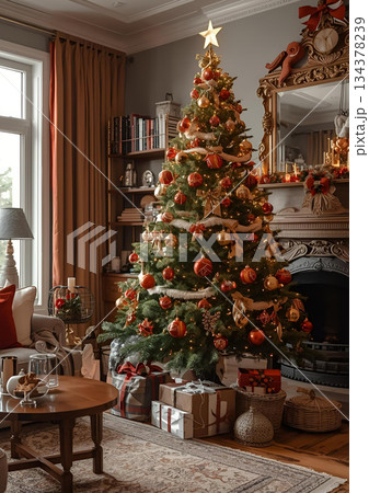 豪華な部屋＆クリスマスツリー 134378239