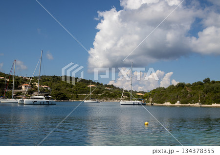 Bay of Ionian sea, Paxos, Greece 134378355