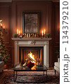 暖炉のある部屋 134379210