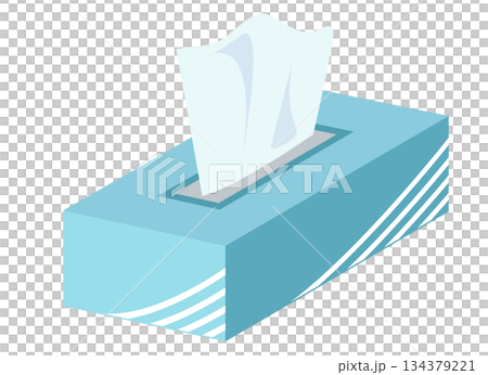 Box of tissues illustration Box of tissues illustration 134379221