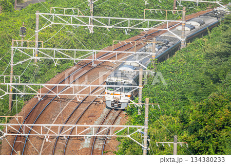 島田市の金谷駅周辺の風景(静岡県) 134380233