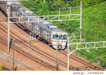 島田市の金谷駅周辺の風景(静岡県) 134380258